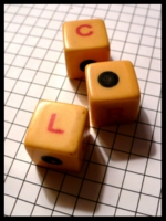 Dice : Dice - Game DIce - Old LCR Dice Set